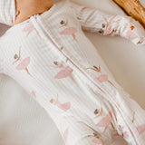 Convertible Zip-Up Footie - Katerina