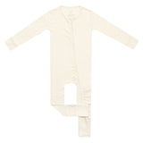 Convertible Zip-Up Footie Pajama - Cru