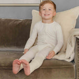 Convertible Zip-Up Footie Pajama - Cru