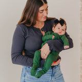 Convertible Zip-Up Footie - Alder