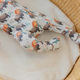 Convertible Zip-Up Footie - Bison