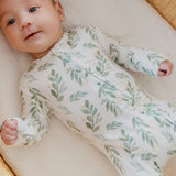 Convertible Zip-Up Footie - Fern