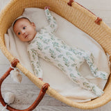 Convertible Zip-Up Footie - Fern