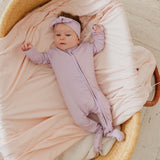 Convertible Zip-Up Footie - Lily