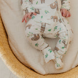 Convertible Zip-Up Footie - Noah