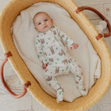 Convertible Zip-Up Footie - Noah