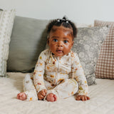 Bamboo Convertible Zip-Up Footie - Angelique