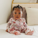 Bamboo Convertible Zip-Up Footie - Deborah