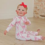 Bamboo Convertible Zip-Up Footie Pajama - Bow My Gosh