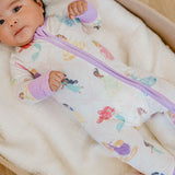 Convertible Zip-Up Footie - Disney Princess