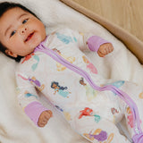 Convertible Zip-Up Footie - Disney Princess