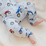 Bamboo Convertible Zip-Up Footie Pajama - Easton