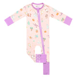Convertible Zip-Up Footie - Enchanted Friends