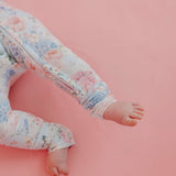 Convertible Zip-Up Footie - Genevieve
