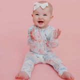 Convertible Zip-Up Footie - Genevieve