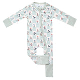 Convertible Zip-Up Footie - Mickey Mouse and Friends