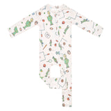 Convertible Zip-Up Footie - Sesame Street Varsity Friends