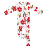 Bamboo Convertible Zip-Up Footie - Holly Anne