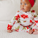 Bamboo Convertible Zip-Up Footie - Holly Anne