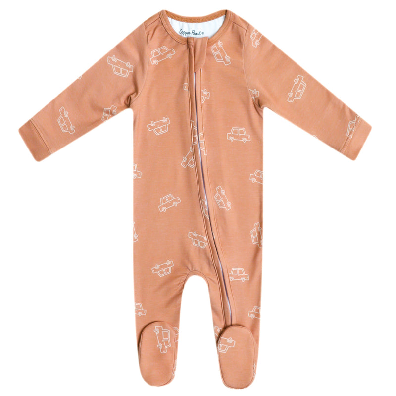 Zip-Up Footie Pajama - Cooper