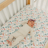 Premium Knit Fitted Crib Sheet - Ivy