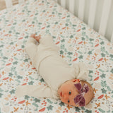 Premium Knit Fitted Crib Sheet - Ivy