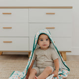 Premium Baby Knit Hooded Towel - Holly