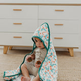 Premium Baby Knit Hooded Towel - Holly