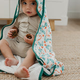 Premium Baby Knit Hooded Towel - Holly