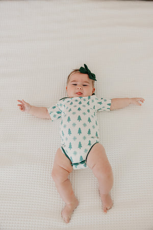 Short Sleeve Bodysuit - Rad Newborn | Copper Pearl