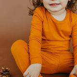 2pc Long Sleeve Pajama Set - Ginger