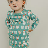 2pc Long Sleeve Pajama Set - Prancer