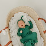 Newborn Knotted Gown - Balsam