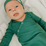 Newborn Knotted Gown - Balsam