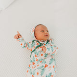 Newborn Knotted Gown - Holly