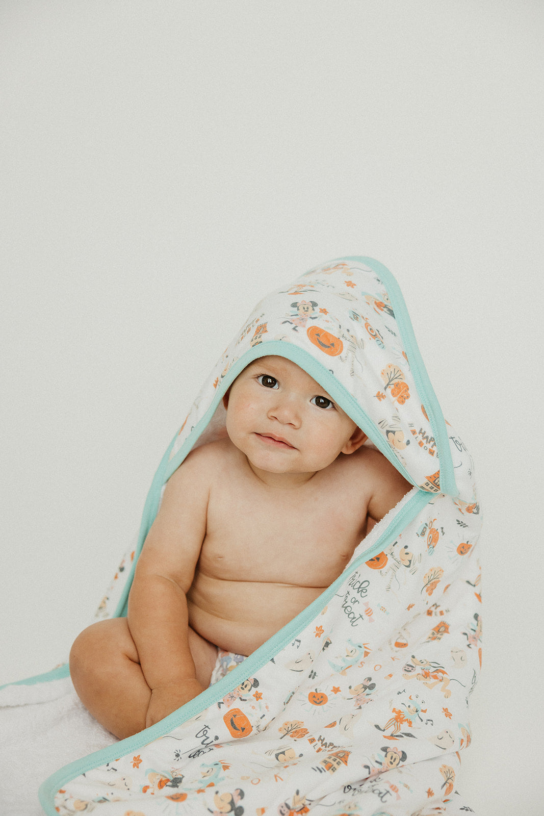 Premium Baby Knit Hooded Towel - Mickey Mouse's Boo Bash