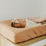 Premium Knit Diaper Changing Pad Cover - Pecan