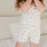 2pc Short Sleeve Pajama Set - Daisy