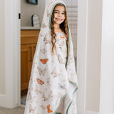 Premium Big Kid Hooded Towel - Luna