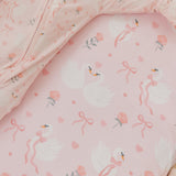 Premium Knit Fitted Crib Sheet - Adelia