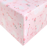 Premium Knit Fitted Crib Sheet - Adelia