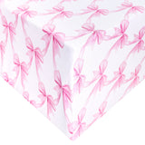 Premium Knit Fitted Crib Sheet - Bow My Gosh