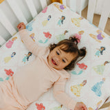 Premium Knit Fitted Crib Sheet - Disney Princess