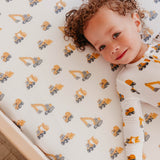 Premium Knit Fitted Crib Sheet - Dozer