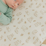 Premium Knit Fitted Crib Sheet - Dylan