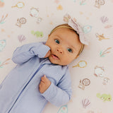 Premium Knit Fitted Crib Sheet - Enchanted Friends