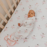 Premium Knit Fitted Crib Sheet - Katerina