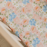 Premium Knit Fitted Crib Sheet - Penelope