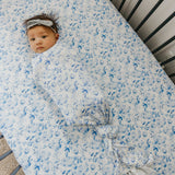 Premium Knit Fitted Crib Sheet - Priscilla