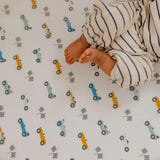 Premium Knit Fitted Crib Sheet - Speedster